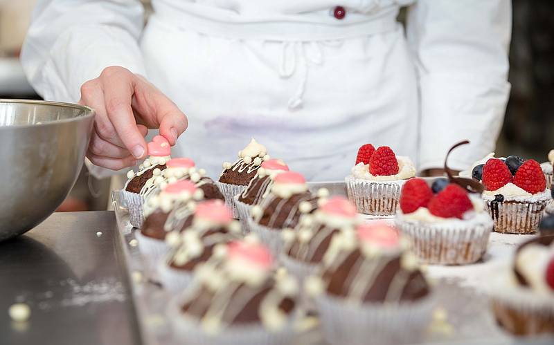 Schokoladen-Muffins - Traumberufe Bäcker und Konditor 2024