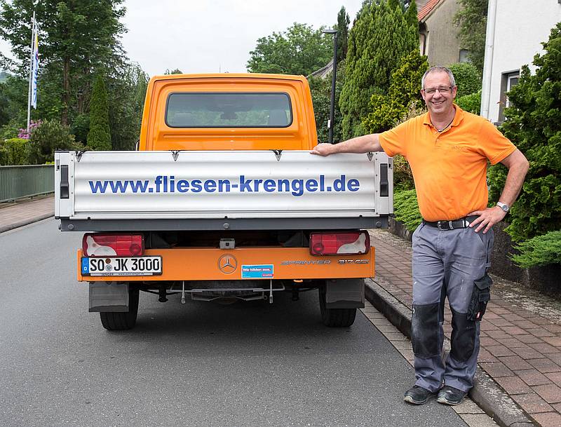 Fliesenleger Patrick Werth - Ausbildung zum Fliesenleger 2024 Soest