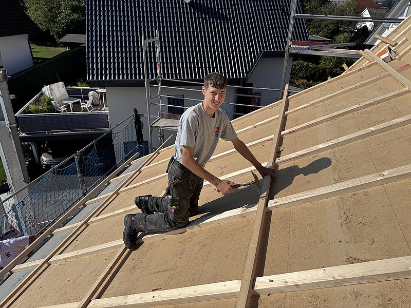 Julian Berg - Ausbildung Dachdecker 2024 Lippstadt