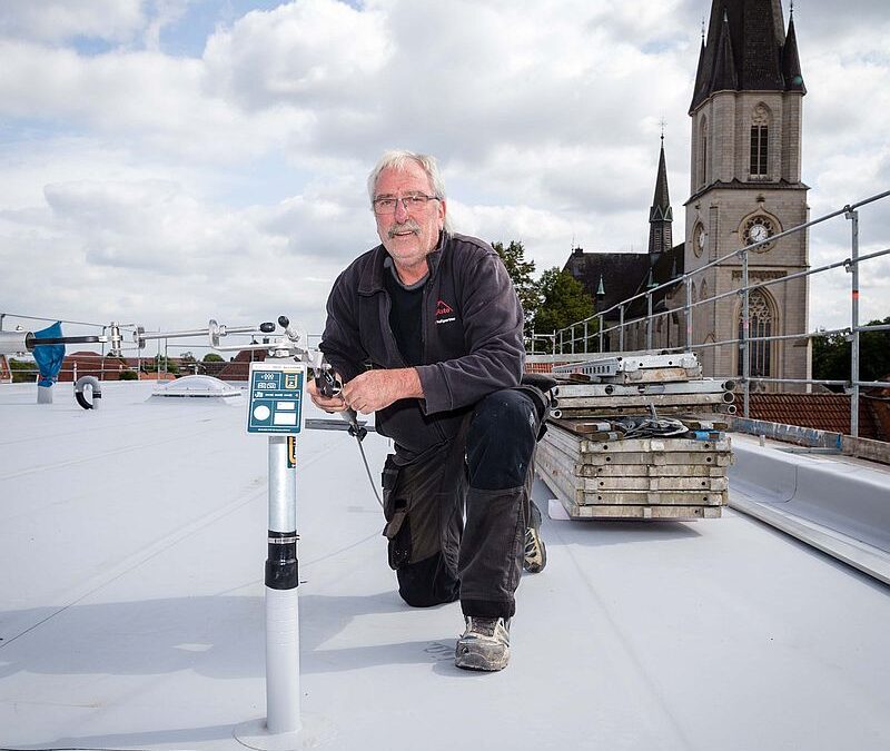 Beste Aussichten für Dachdecker