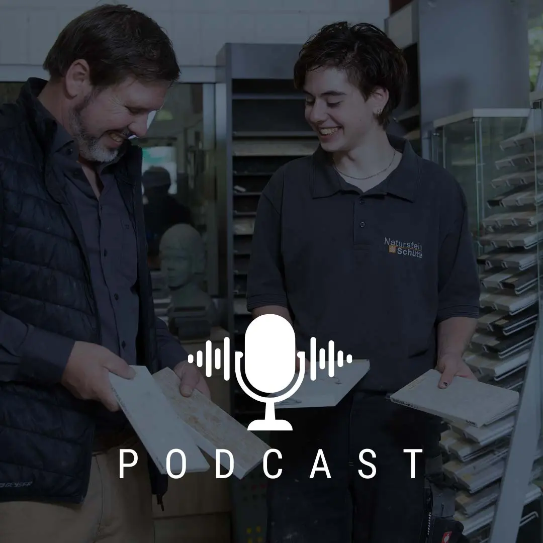 Podcast Grafik Traumberufe Steinmetz 2026
