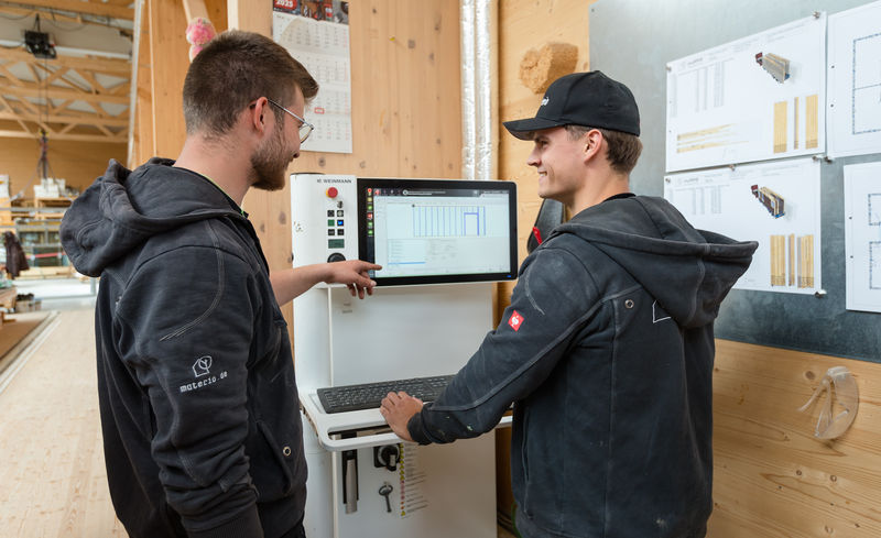 Joey Schumacher und Finley Seck - Ausbildung zum Zimmerer 2025