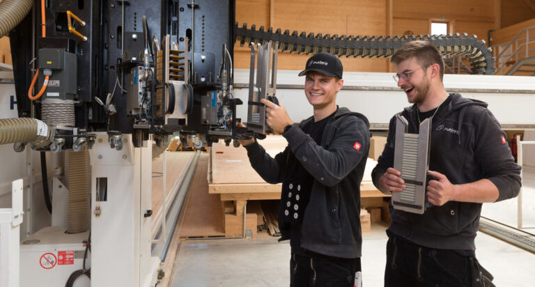 Finley Seck und Joey Schumacher - Ausbildung zum Zimmerer 2025