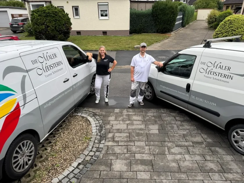 Das Team von Malermeisterin Yvonne Schnickmann. Traumberufe Maler 2026