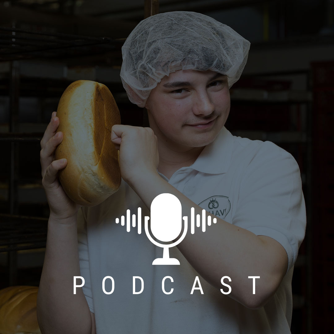 Podcast Grafik Traumberufe Bäcker, Konditor und Fachverkäufer im Lebensmittelhandwerk 2025