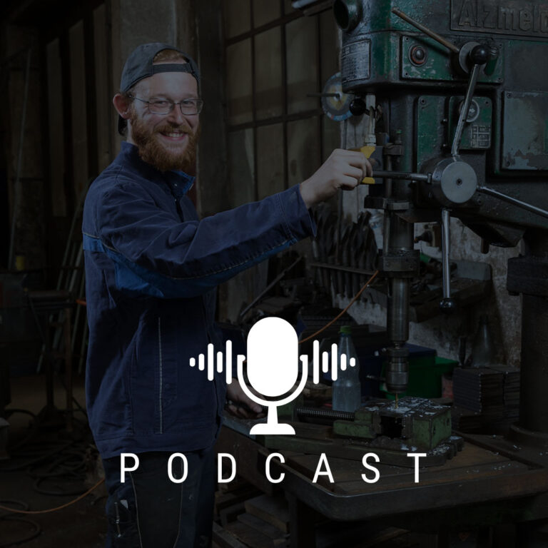 Podcast Grafik Traumberufe Metallbauer und Feinwerkmechaniker 2025