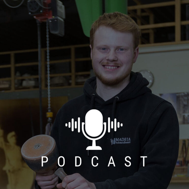 Podcast Grafik Traumberufe Bildhauer und Steinmetz 2025