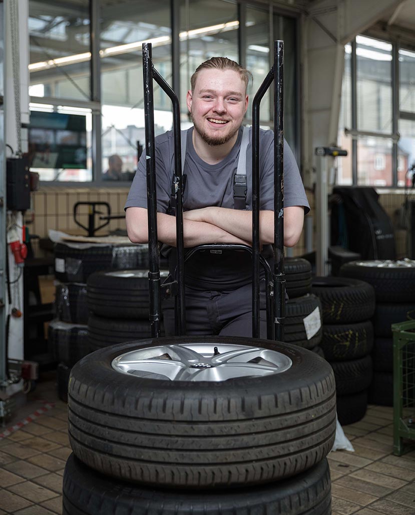 Nico Knicker Kfz-Mechatroniker Azubi bei Julius Franken in Hamm
